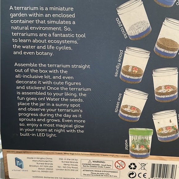 Kids light up terrarium kit STEM - Picture 3 of 3